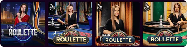Live Casino: Roulettes